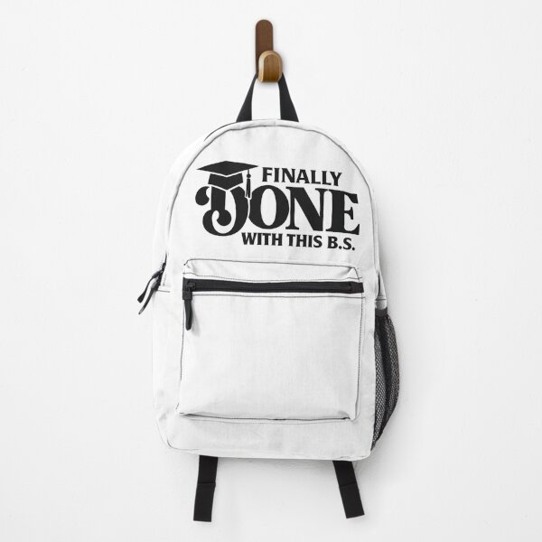 Item preview, Finally Done With This B.S. Funny College Graduation Design 2026 Black designed and sold by jglobal360.