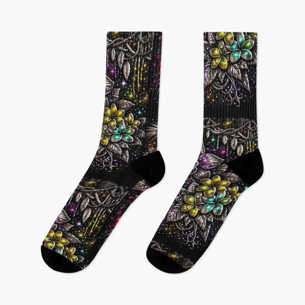 Item preview, Fantasy Tropical Flowers - Botanical Galaxy Colorful designed and sold by TOTO GUYANA.