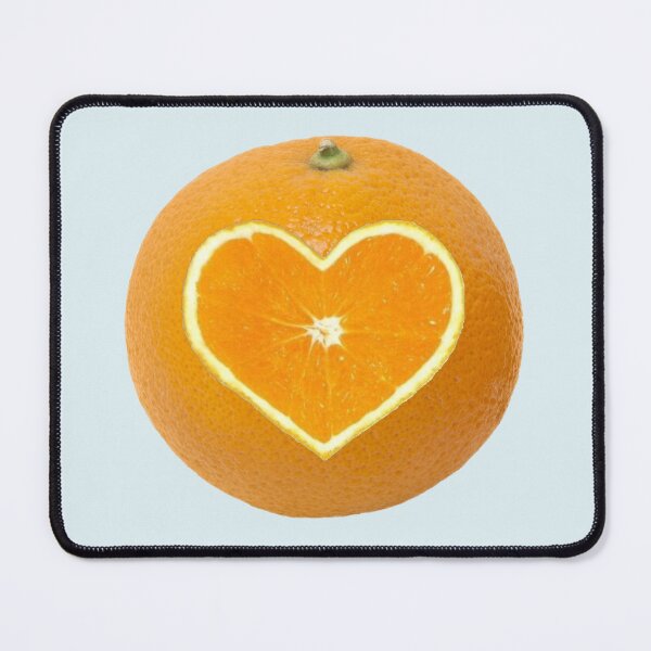 Item preview, Orange Heart designed and sold by PopBubbleShop.