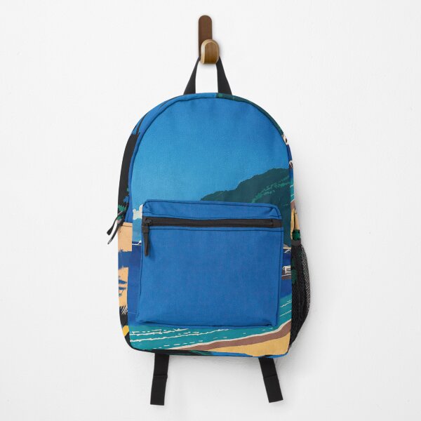 Item preview, Tropical Beach Coastline Modern Illustration Art designed and sold by LaFabricaArt.