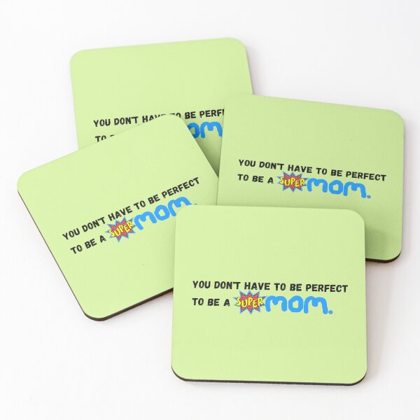 Item preview, You don't have to be perfect to be a supermom. designed and sold by BYrslf Wear.