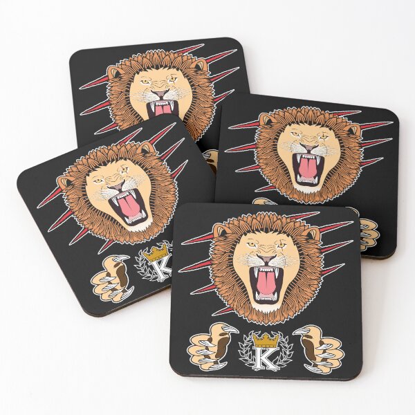 Item preview, Bad Lion, King (white outlines) designed and sold by DESTRATOR_DE.