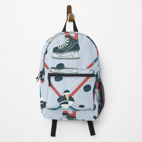 Item preview, Ice Hockey Seamless Pattern – Helmets, Skates, Sticks & Pucks designed and sold by Midnight Veil Designs.