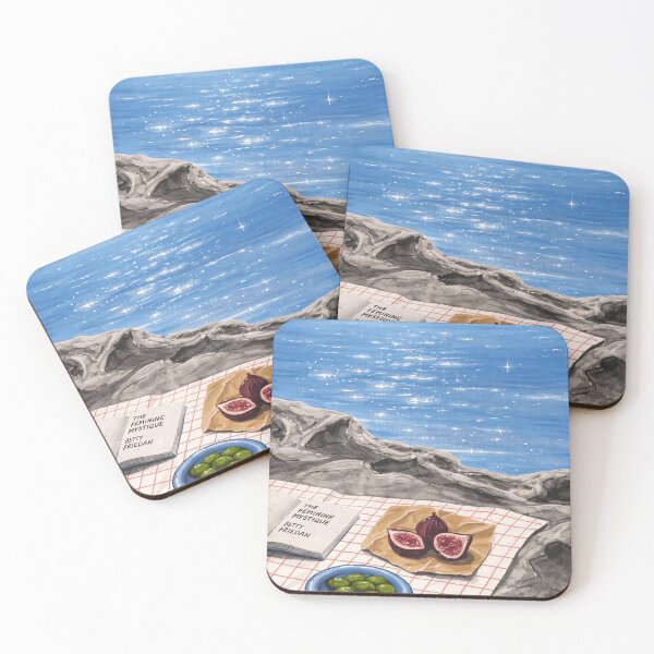 Aperçu de l'œuvre Mediterranean Picnic Seaside Modern Illustration Art créée et vendue par LaFabricaArt.