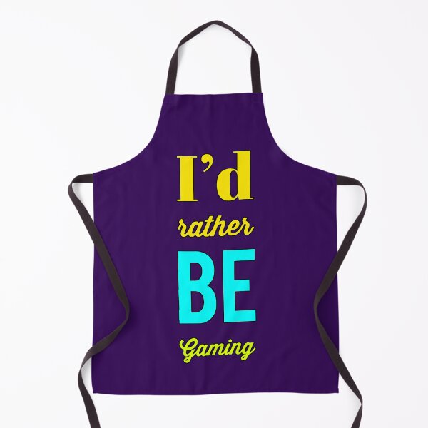 Item preview, "I'd Rather Be Gaming" - funny gamer quote, video games, humor, gaming gift for players designed and sold by AstronautMerch.