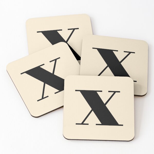 Item preview, Letter X Monogram Phone Case Aesthetic Gift for Her, Elegant Script Letter X Blanket Cozy Gift for Baby Shower, Letter X Monogram Journal Graduation Gift for Students designed and sold by Noe Mill.