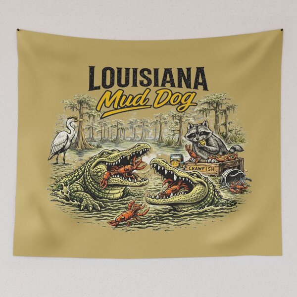 Item preview, Louisiana Mud Dog designed and sold by Bayou Boogalee Outfitters.