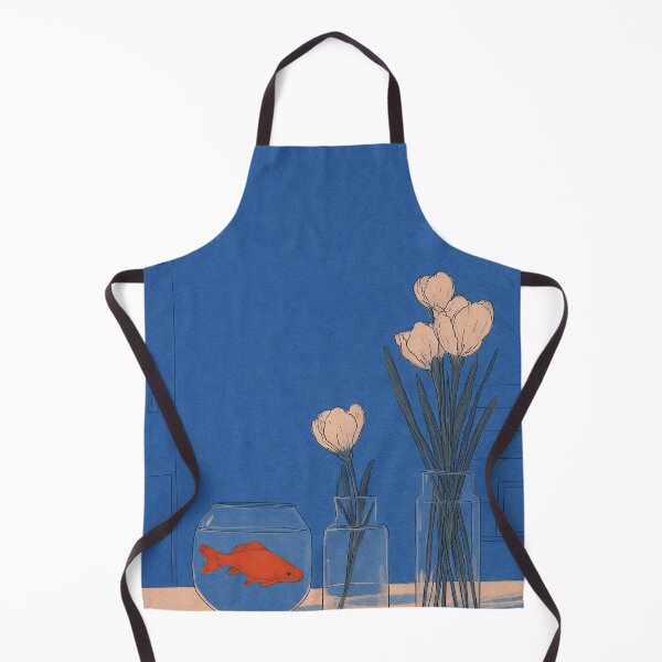 Item preview, Minimalist Goldfish Still Life Modern Art designed and sold by LaFabricaArt.