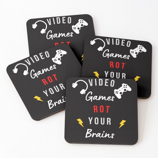 Item preview, Video Games Rot Your Brains designed and sold by ReuvenStore.