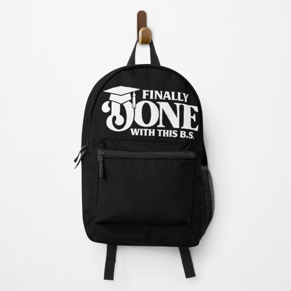 Item preview, Finally Done With This B.S. Funny College Graduation Design 2026 White designed and sold by jglobal360.