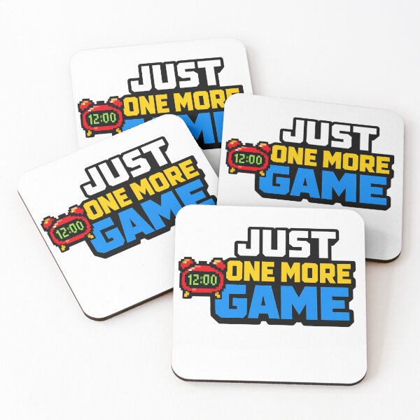Item preview, Just One More Game Funny Gamer Quote designed and sold by athenaVart.