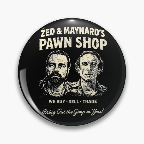 Item preview, Zed & Maynard’s Pawn Shop Vintage T-Shirt – Pulp Fiction Inspired Graphic Tee – Retro Crime Film Parody Shirt designed and sold by DiamondSkyShirt.