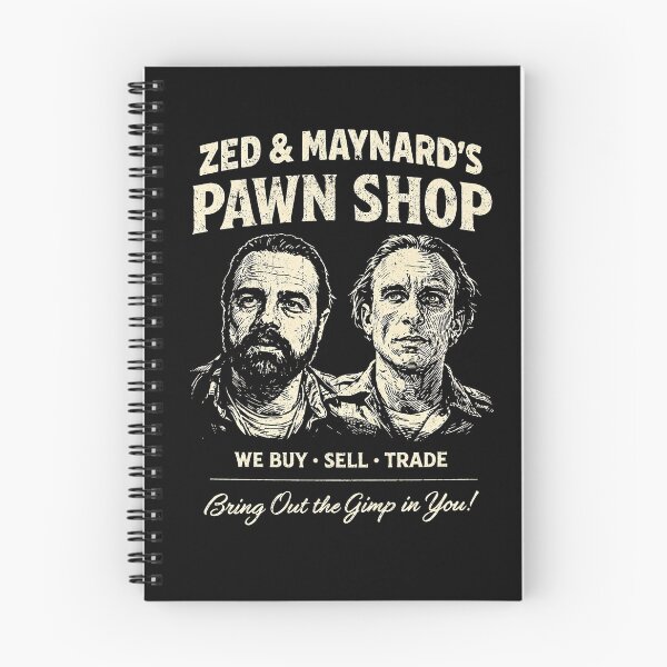 Item preview, Zed & Maynard’s Pawn Shop Vintage T-Shirt – Pulp Fiction Inspired Graphic Tee – Retro Crime Film Parody Shirt designed and sold by DiamondSkyShirt.