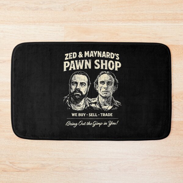 Item preview, Zed & Maynard’s Pawn Shop Vintage T-Shirt – Pulp Fiction Inspired Graphic Tee – Retro Crime Film Parody Shirt designed and sold by DiamondSkyShirt.