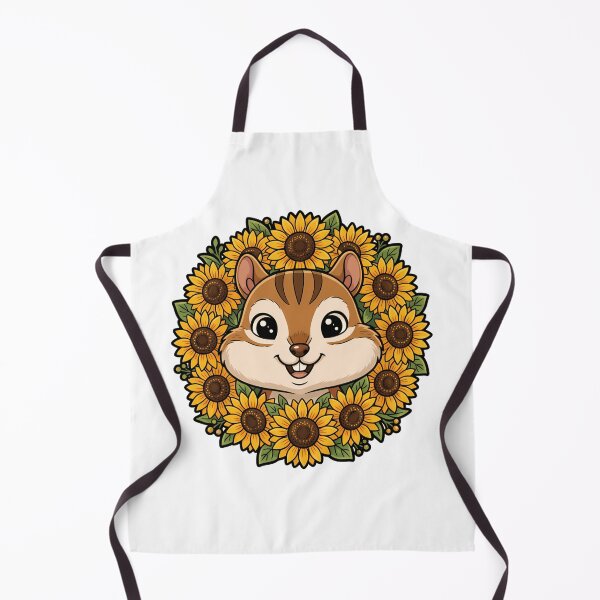 Item preview, Cute Chipmunk Sunflower Autumn Floral Wreath designed and sold by k3rstman1.