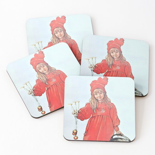 Item preview, Carl Larsson - Brita with Candles and Apples designed and sold by Jon-Baran.