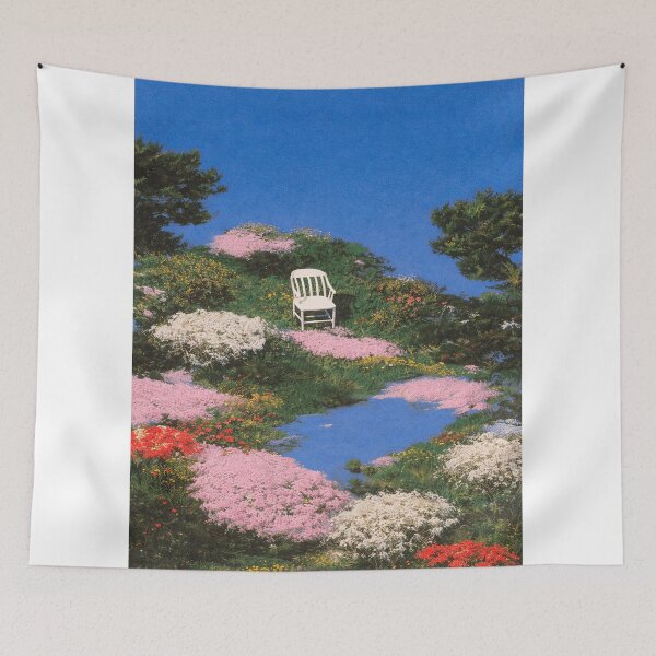 Item preview, Dreamy Floral Garden Impressionist Landscape Art designed and sold by LaFabricaArt.