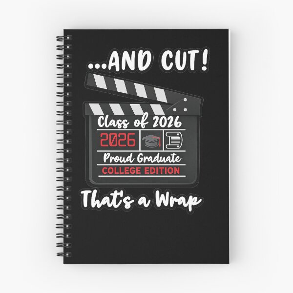 Item preview, And Cut! Class of 2026 College Graduation Film Slate Design designed and sold by jglobal360.