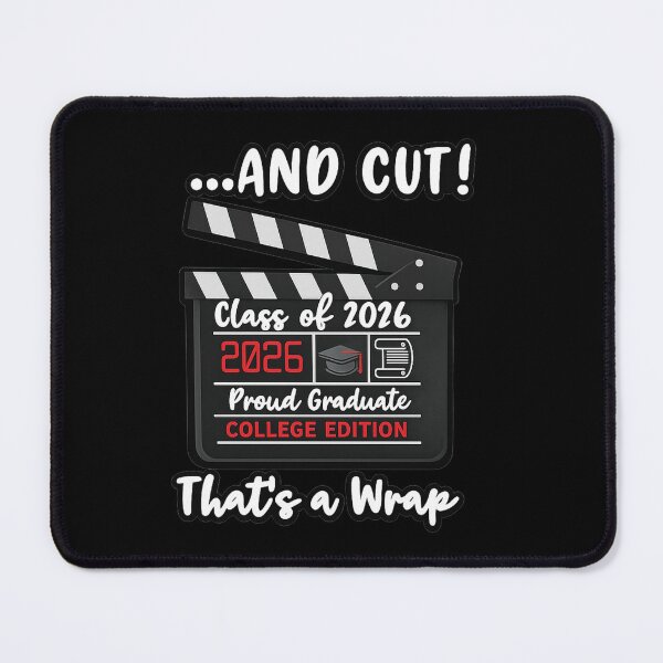 Item preview, And Cut! Class of 2026 College Graduation Film Slate Design designed and sold by jglobal360.