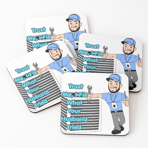 Item preview, Funny HVAC Technician Shirt Trust Me I Fix What Your Husband Tried, Sarcastic Repair Humor, Heating Cooling Mechanic Gift designed and sold by Anasalseady.