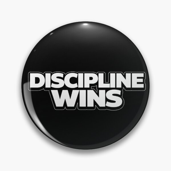 Item preview, Discipline Wins Motivation Mindset Shirt designed and sold by Papier Atelier Art.