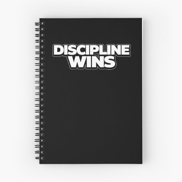 Item preview, Discipline Wins Motivation Mindset Shirt designed and sold by Papier Atelier Art.