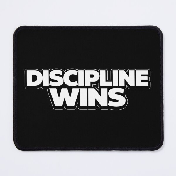 Item preview, Discipline Wins Motivation Mindset Shirt designed and sold by Papier Atelier Art.