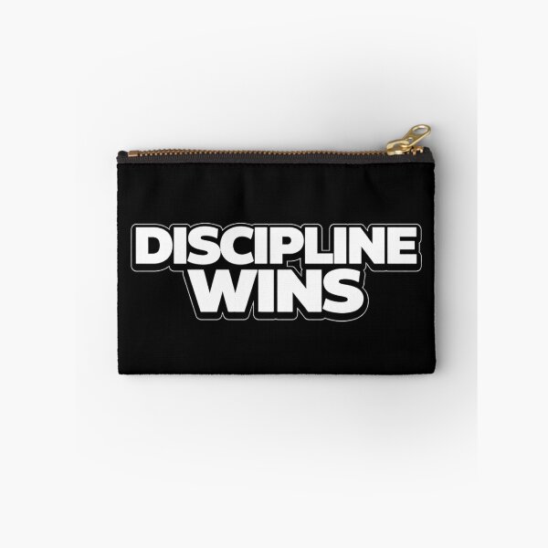 Item preview, Discipline Wins Motivation Mindset Shirt designed and sold by Papier Atelier Art.