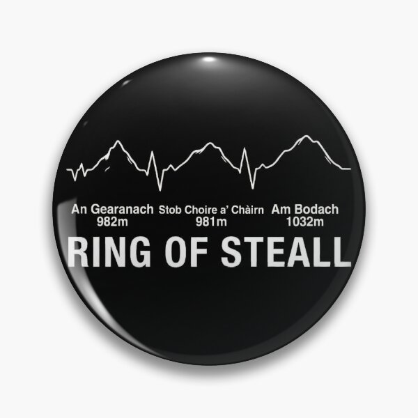 Item preview, Ring of Steall Heartbeat | Scottish Highlands Munro Bagging designed and sold by Loom on the Loch.