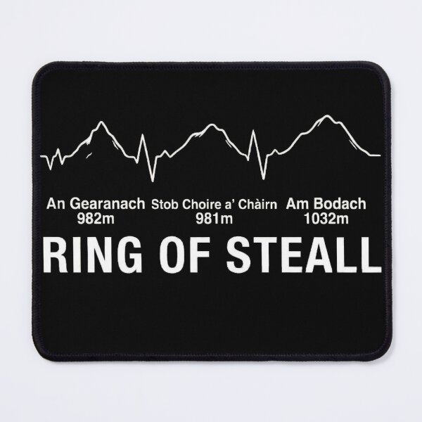 Item preview, Ring of Steall Heartbeat | Scottish Highlands Munro Bagging designed and sold by Loom on the Loch.