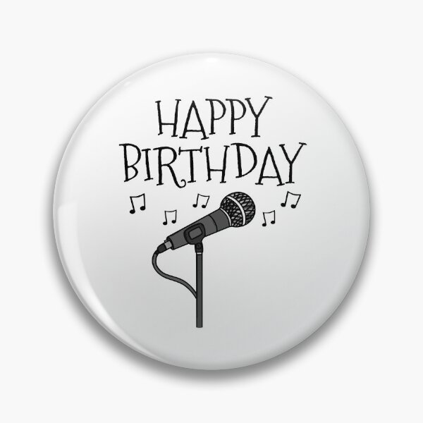 Item preview, Singer Microphone Happy Birthday Singing Teacher Musician designed and sold by doodlerob.