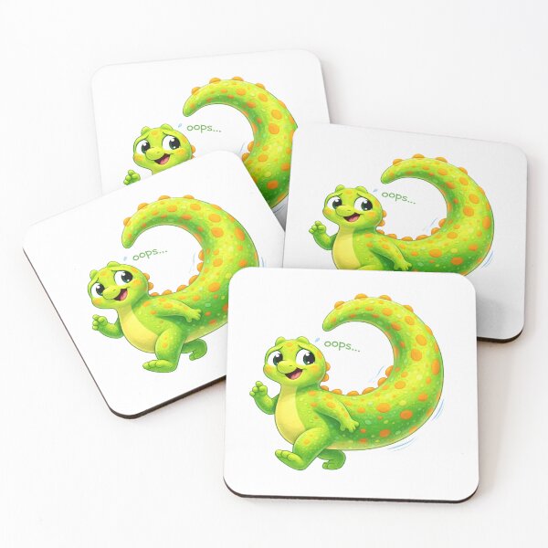 Item preview, Bonk the Mischief Monster “Oops” Sticker – Cute Chaotic Cartoon Character designed and sold by Forest Hollow Art.