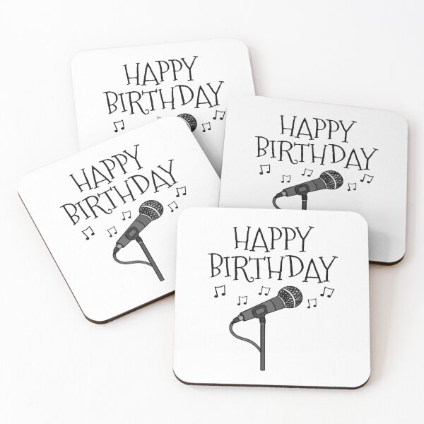 Item preview, Singer Microphone Happy Birthday Singing Teacher Musician designed and sold by doodlerob.