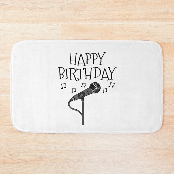 Item preview, Singer Microphone Happy Birthday Singing Teacher Musician designed and sold by doodlerob.