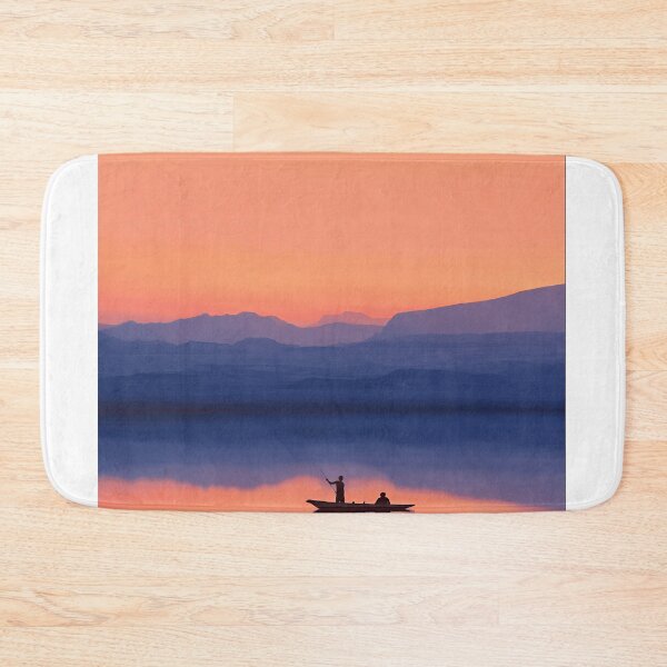 Item preview, Fishermen at Dawn on Still Waters designed and sold by LaFabricaArt.