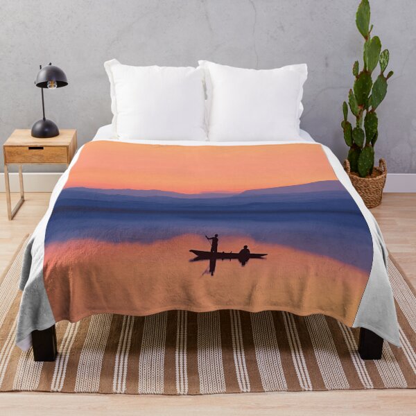 Item preview, Fishermen at Dawn on Still Waters designed and sold by LaFabricaArt.