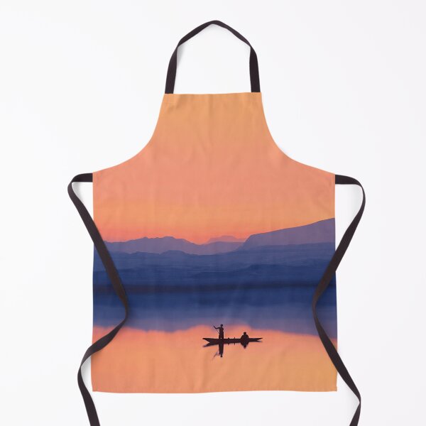 Item preview, Fishermen at Dawn on Still Waters designed and sold by LaFabricaArt.