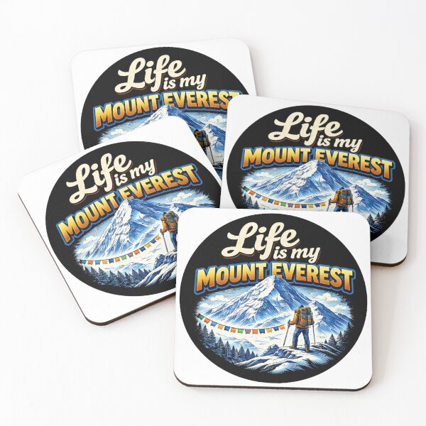 Item preview, Life Is My Mount Everest – Motivational Mountain, Hiking Adventure Tee  designed and sold by Kiziorq.