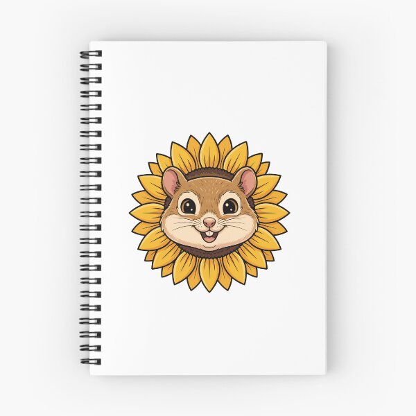 Item preview, Cute Flying Squirrel Sunflower Blossom designed and sold by k3rstman1.