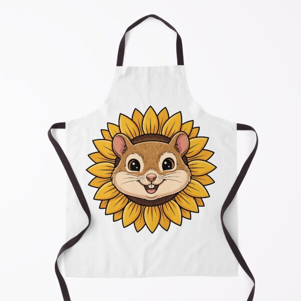 Item preview, Cute Flying Squirrel Sunflower Blossom designed and sold by k3rstman1.