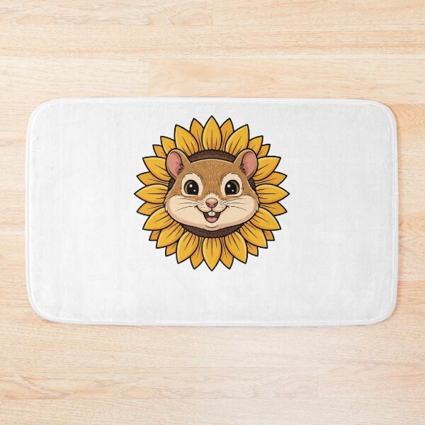 Item preview, Cute Flying Squirrel Sunflower Blossom designed and sold by k3rstman1.