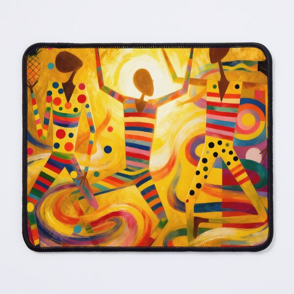 Item preview, Colorful Abstract Dancers designed and sold by Vicky Brago-Mitchell®.