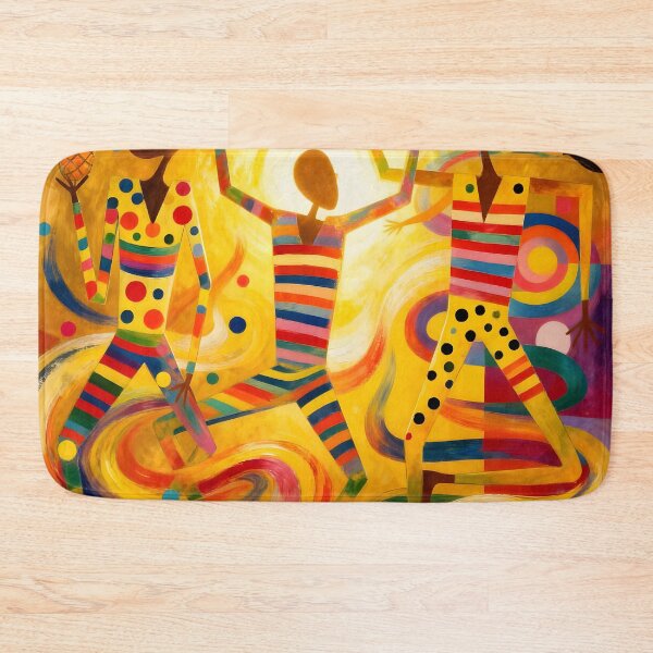 Item preview, Colorful Abstract Dancers designed and sold by Vicky Brago-Mitchell®.