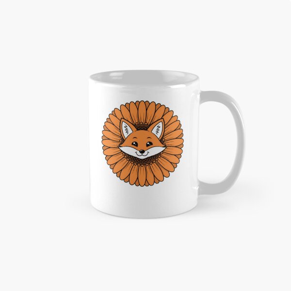 Item preview, Cute Orange Fox Gerbera Daisy Flower designed and sold by k3rstman1.