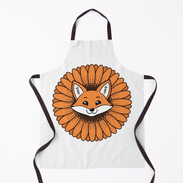 Item preview, Cute Orange Fox Gerbera Daisy Flower designed and sold by k3rstman1.