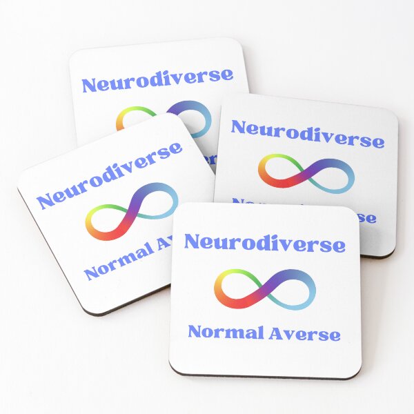 Item preview, Neurodiverse, Normal Averse V2 designed and sold by queerspaceboy.