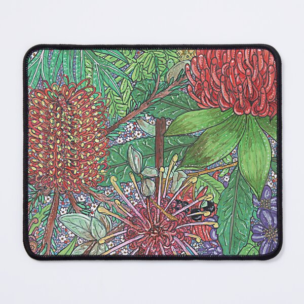 Item preview, Australian Native Floral Design - Hand coloured in variation designed and sold by Charlotte Weaver.