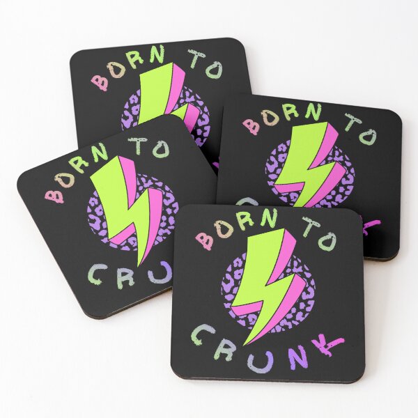 Item preview, Born to Crunk Scene Emo Neon Y2K Aesthetic designed and sold by MadeTearfully.