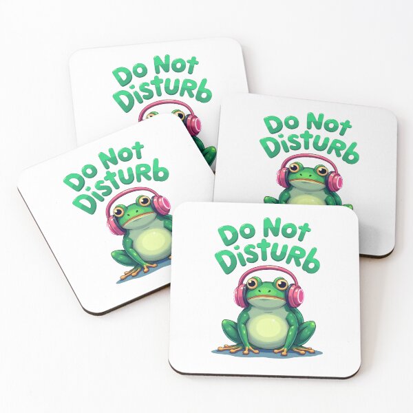 Item preview, Funny Frog Headphones Shirt – Do Not Disturb T-Shirt Cute Introvert Design designed and sold by TS68.