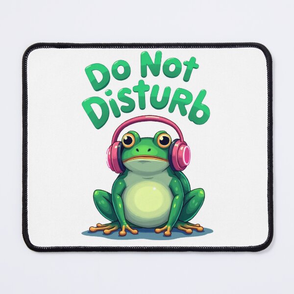Item preview, Funny Frog Headphones Shirt – Do Not Disturb T-Shirt Cute Introvert Design designed and sold by TS68.